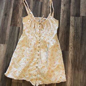 UO Floral Button-Down Dress